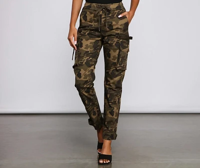 Lowkey Style High Rise Cargo Joggers