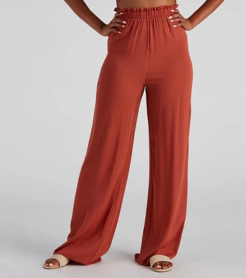 Weekend Mood Wide-Leg Pants