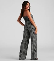 Boho Summer Tie-Front Jumpsuit