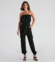 Fashion Cadet Cargo Jumpsuit