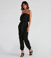 Fashion Cadet Cargo Jumpsuit