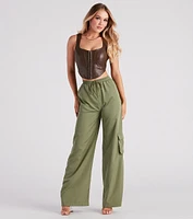 Take Action High Rise Cargo Pants