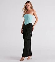 Such A Trendsetter Wide-Leg Cargo Pants
