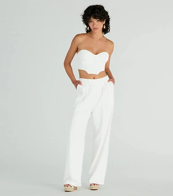 Trendy Treasure Linen Wide-Leg Pants