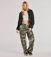 Cool Girl Energy Camo Cargo Pants