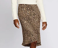 Fierce Flair Midi Skirt