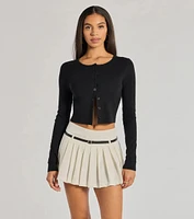 Adorable Trendsetter Pleated Mini Skort