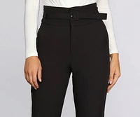 Classic And Chic Belted Pants