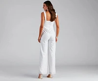 Grand Allure Sequin Cutout Jumpsuit