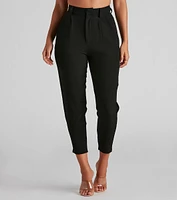 Feeling Poised Woven Trousers