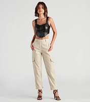 Truly Cool Cargo Straight Leg Pants