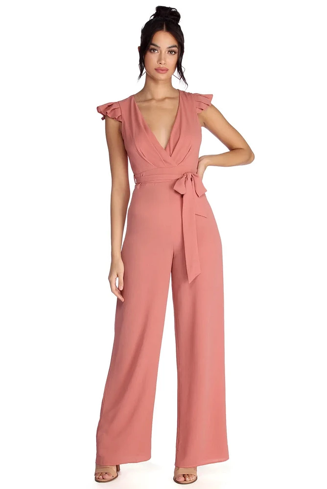 Sweet Intentions Flutter Jumpsuit