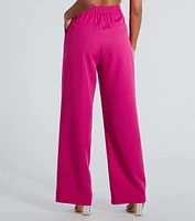 Chic And Elevated Woven Trouser Pants