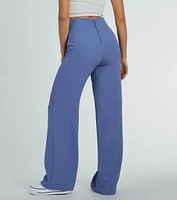 Sittin Pretty Tie Waist Wide-Leg Palazzo Pants