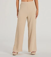 Call The Shots High-Rise Wide-Leg Pants