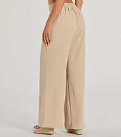 Call The Shots High-Rise Wide-Leg Pants