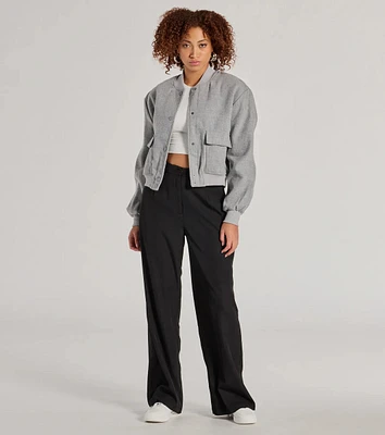 Chic City High-Rise Trouser Pants