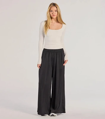 Laidback Luxe Wide-Leg Palazzo Pants