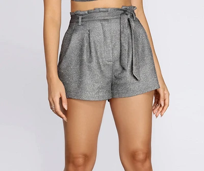 Run It Metallic Dress Shorts