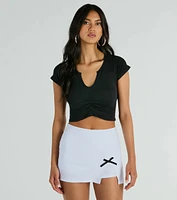 Ultra Cute Icon High-Rise Side Bow Mini Skort