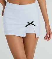 Ultra Cute Icon High-Rise Side Bow Mini Skort