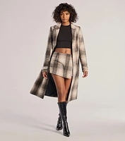 Classic Charm Plaid Wrap Skort