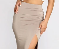 Sleek And Sultry Maxi Skirt