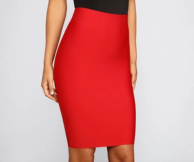 So Sleek Bandage Pencil Skirt