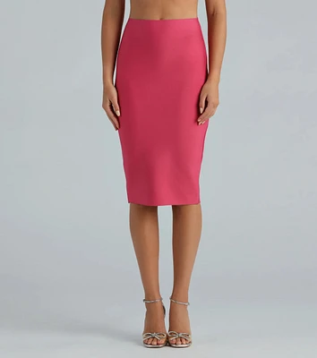 Chic And Sculpted Bandage Pencil Skirt