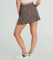 Effortless Beauty High Rise Floral Mini Skirt