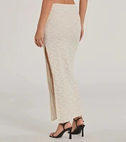 Unforgettable Dream High Rise Lace Maxi Skirt