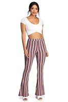 Stripes For Days Flare Pants