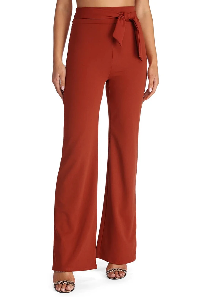 Sealed With Style Tie Waist Pants