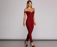 On Your Radar Sweetheart Jumpsuit