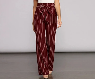 Tie Me Up High Waist Pants