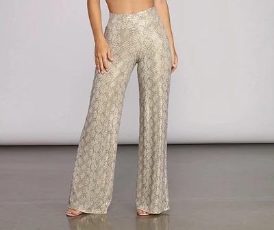 Vision Venom Sequin Snake Pants