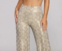 Vision Venom Sequin Snake Pants