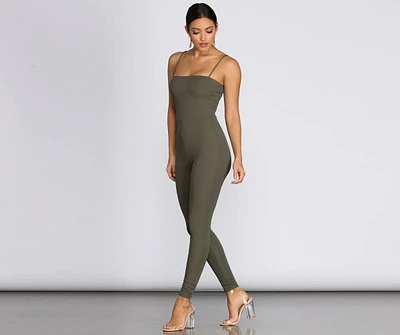 Serious Style Ribbed Knit Catsuit