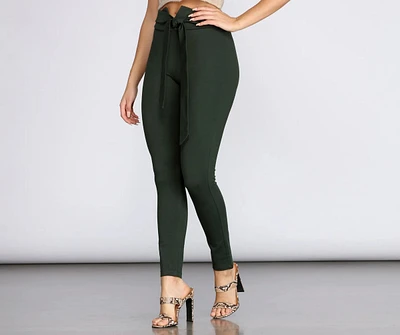 Keep It Classy Tie Waist Pants