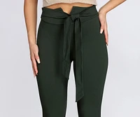 Keep It Classy Tie Waist Pants