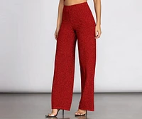 Fiery Fashionista Wide Leg Pants