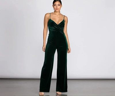 Irresistable Velvet Jumpsuit