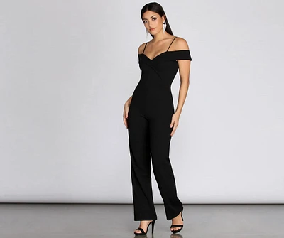 The Whole Package Off Shoulder Jumpsuit