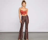 Dreamy Stunner Boho Flare Pants