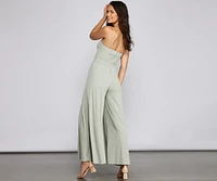 So Sleek Trendy Sleeveless Jumpsuit