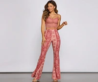 Bohemian Mood Paisley Flared Pants