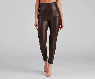 The One You Want Faux Leather Leggings