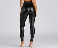 So Sleek Faux Leather Leggings