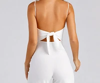 Sleek And Stylish Crepe Jumpsuit