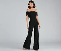 Iconic Glam Wide Leg Jumpsuit